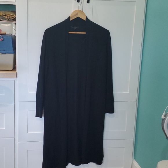 Banana Republic Sweaters | Banana Republic Long Black Cardigan | Color: Black | Size: M | Mworby's Closet